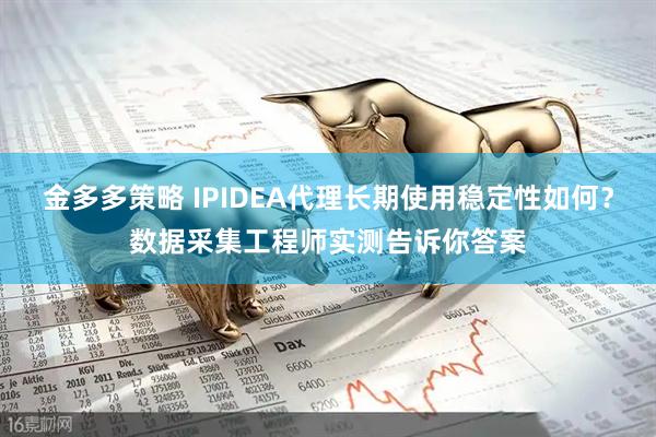 金多多策略 IPIDEA代理长期使用稳定性如何？数据采集工程师实测告诉你答案